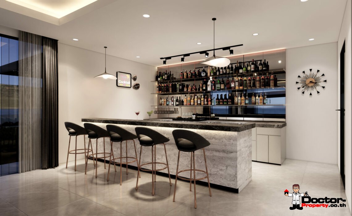 New 4 Bedroom Villa with Pool, Seaview & Garden in Plai Laem, Koh Samui – For Sale