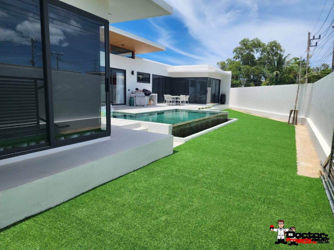 New 3 Bedroom Pool Villa in Bang Rak, Koh Samui – For Sale