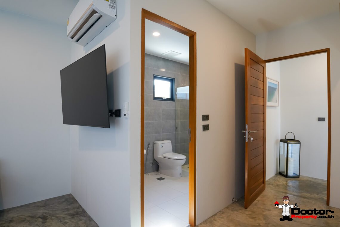 New 3 Bedroom Pool Villa in Bang Rak, Koh Samui – For Sale