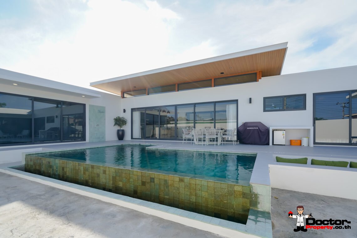 New 3 Bedroom Pool Villa in Bang Rak, Koh Samui – For Sale