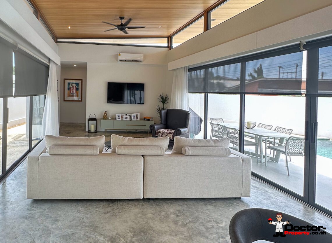 New 3 Bedroom Pool Villa –  Bang Rak, Koh Samui – For Sale