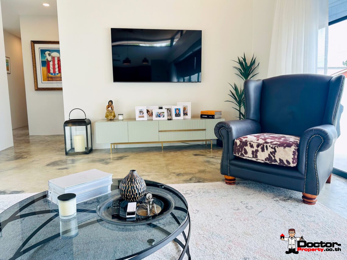 New 3 Bedroom Pool Villa –  Bang Rak, Koh Samui – For Sale