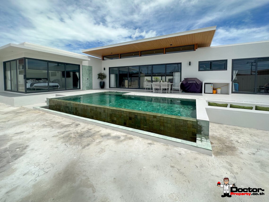New 3 Bedroom Pool Villa –  Bang Rak, Koh Samui – For Sale