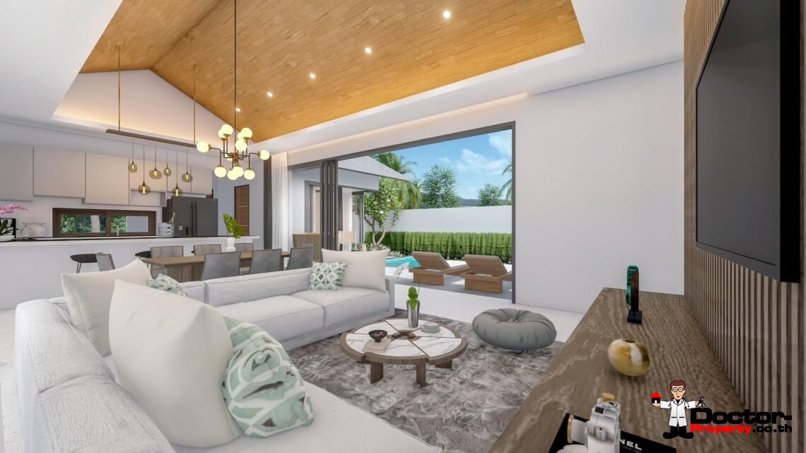 New 3 Bedroom Pool Villas near Fisherman’s Village, Koh Samui – For Sale