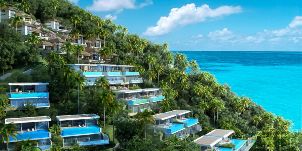 New 2-4 Bedroom Pool Villa with Sea View in Lamai, Koh Samui – For Sale