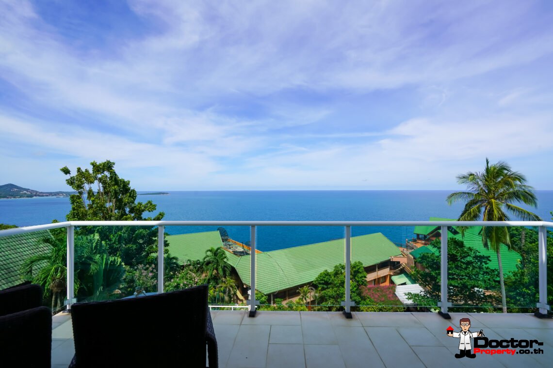 5 Bedroom Villa with Amazing Sea View in Chaweng Noi, Koh Samui – For Sale