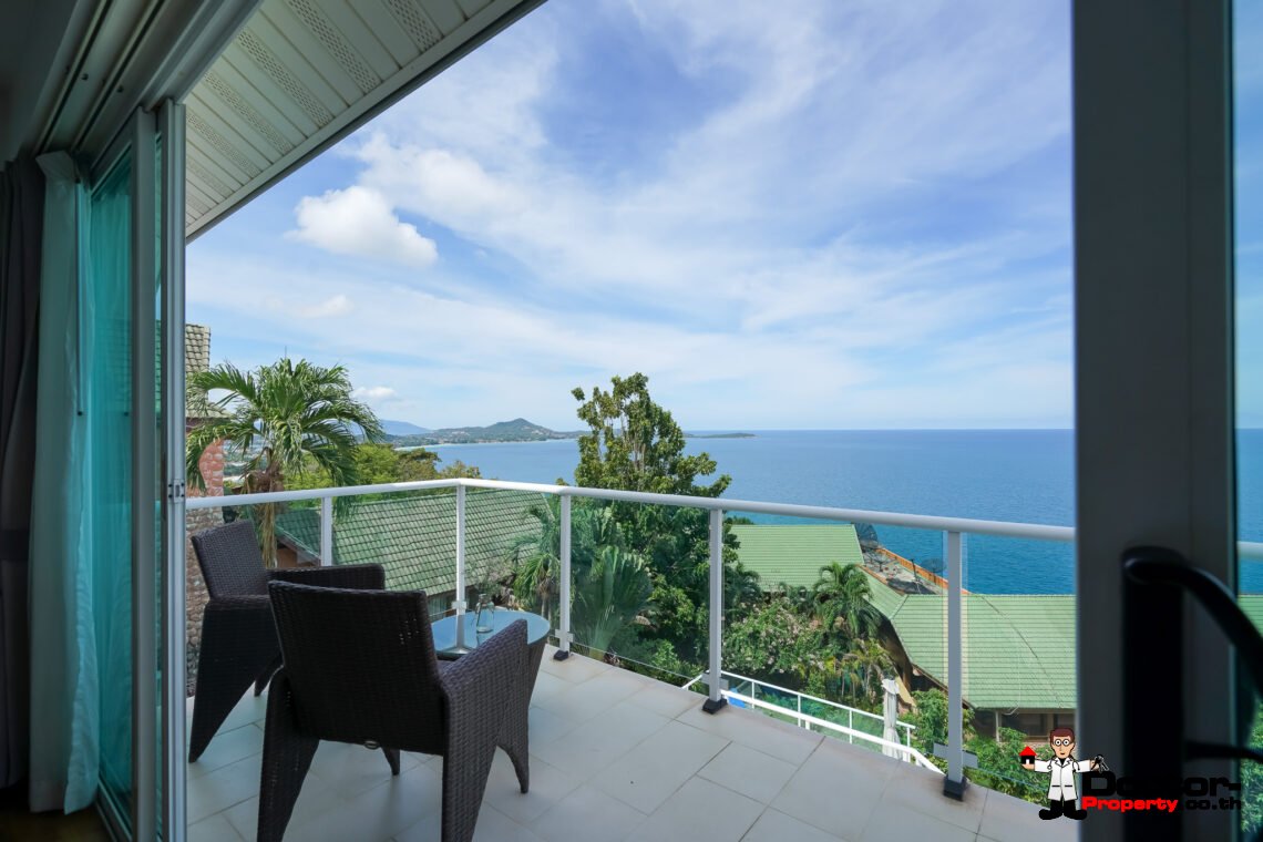5 Bedroom Villa with Amazing Sea View in Chaweng Noi, Koh Samui – For Sale