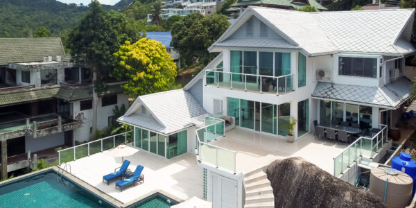 5 Bedroom Villa with Amazing Sea View in Chaweng Noi, Koh Samui – For Sale