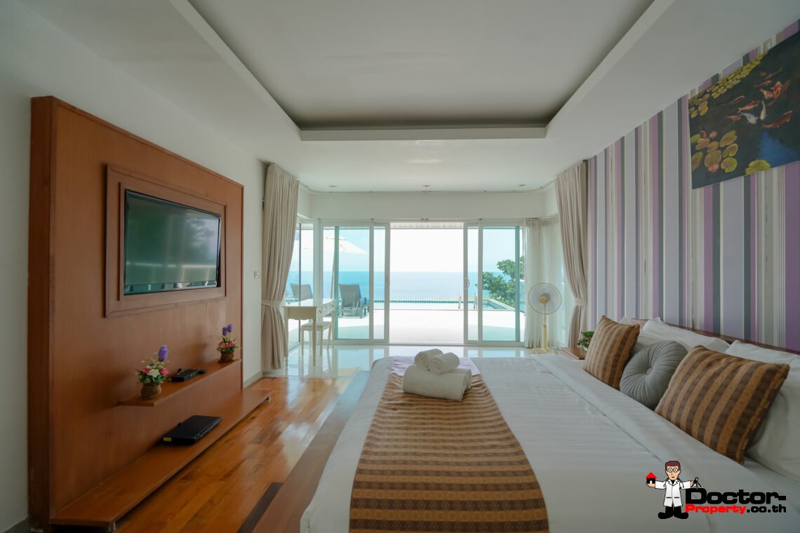 5 Bedroom Villa with Amazing Sea View in Chaweng Noi, Koh Samui – For Sale