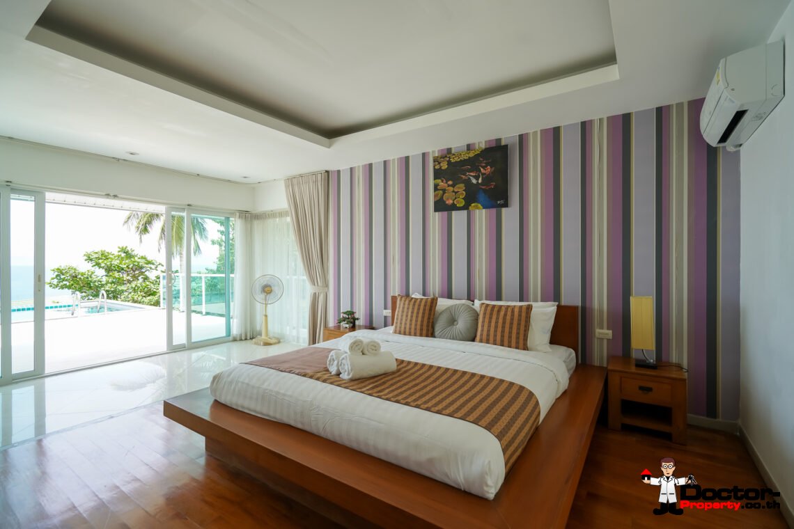 5 Bedroom Villa with Amazing Sea View in Chaweng Noi, Koh Samui – For Sale
