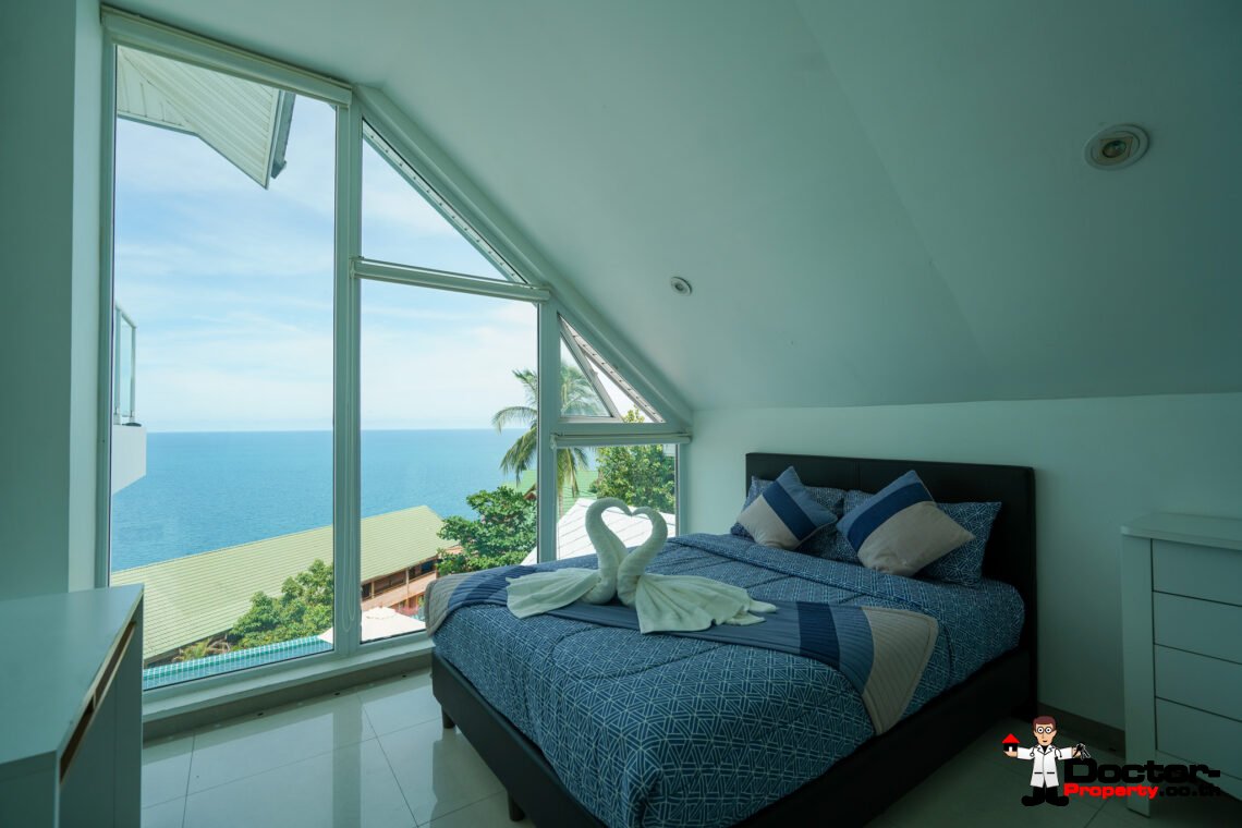 5 Bedroom Villa with Amazing Sea View in Chaweng Noi, Koh Samui – For Sale