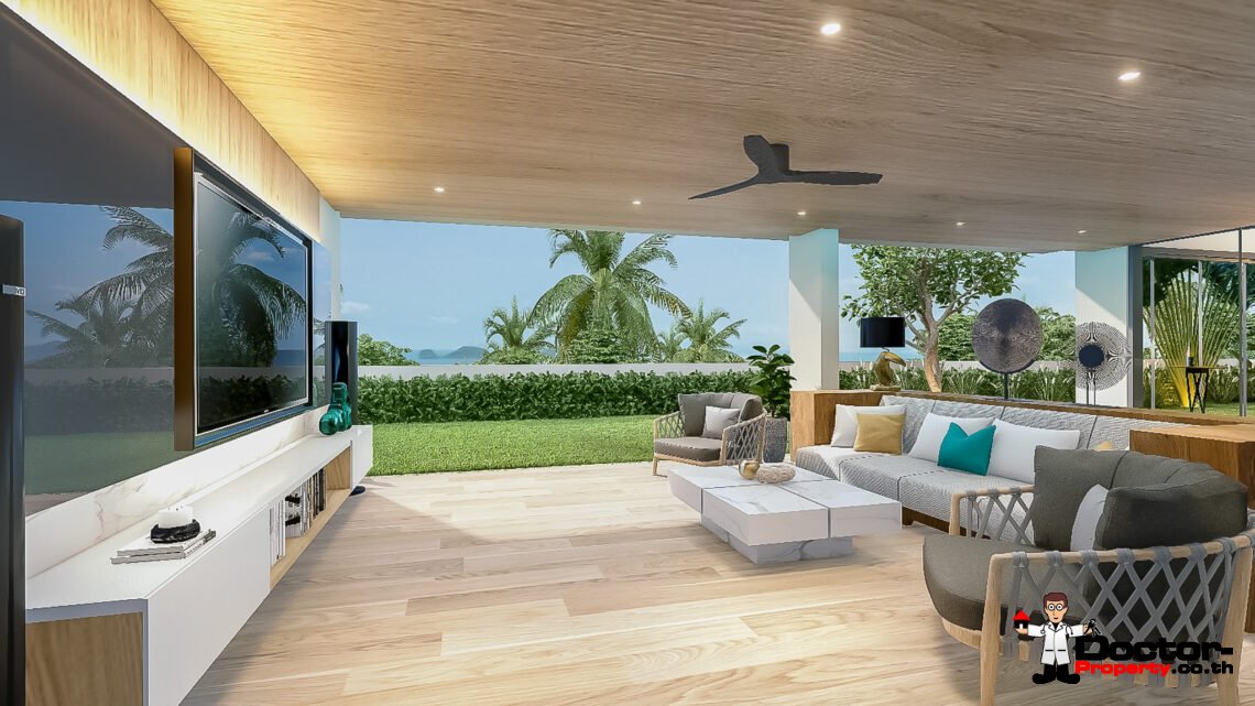 New 3 Bedroom Luxury Villa with Seaview in Bang Por, Koh Samui – For Sale