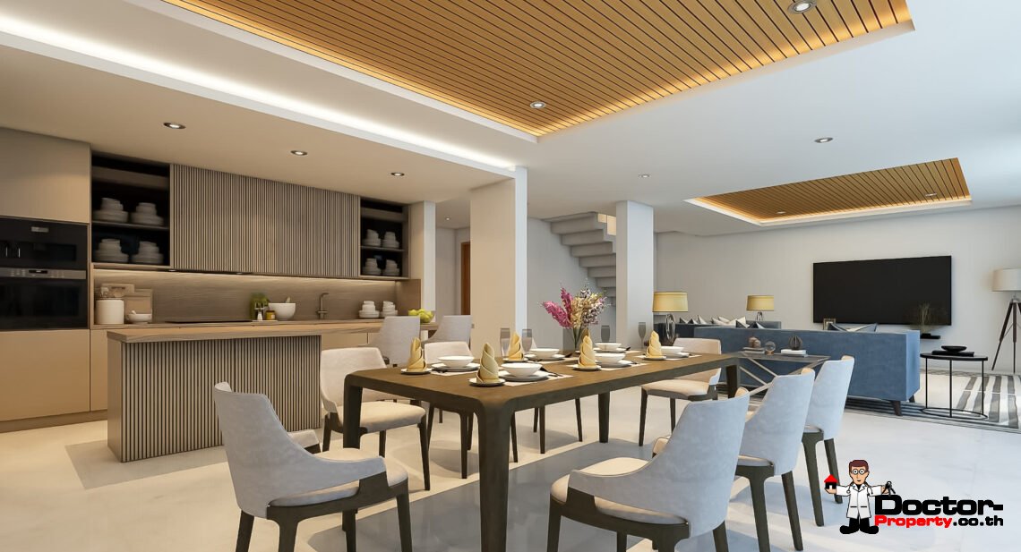 New 4 Bedroom with Stunning Sea View in Bophut, Koh Samui – For Sale