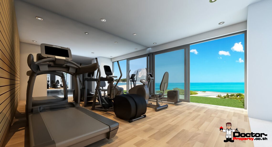 New 4 Bedroom with Stunning Sea View in Bophut, Koh Samui – For Sale