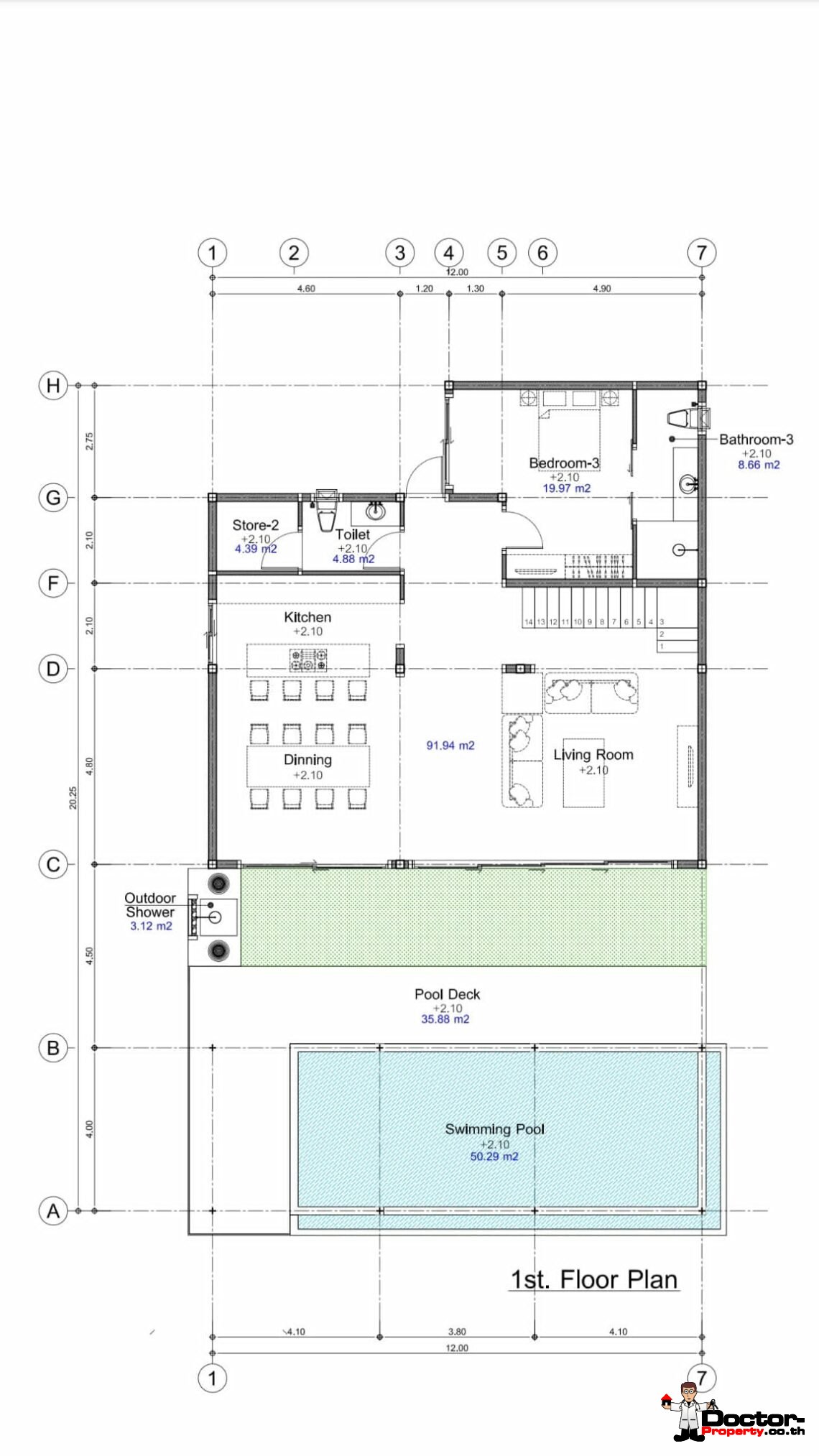 New Private Luxury 4 Bedroom with Sea View in Chaweng, Koh Samui – For Sale