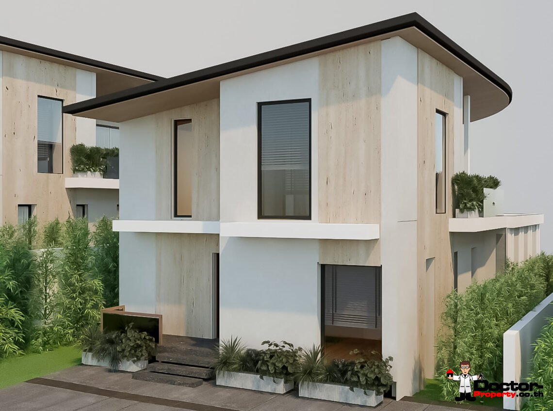 New 3 Bedroom Villa with Sea View in Plai Laem, Koh Samui – For Sale