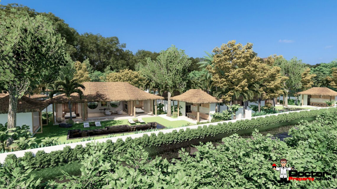 New Balinese 3 Bedroom Pool Villa in Lipa Noi, Koh Samui – For Sale