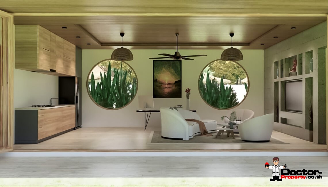 New Balinese 3 Bedroom Pool Villa in Lipa Noi, Koh Samui – For Sale
