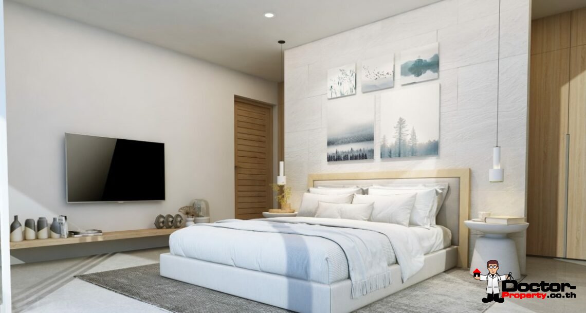 New Luxury 2-4 Bedroom Pool Villa with Stunning Sea View in Mae Nam, Koh Samui – For Sale