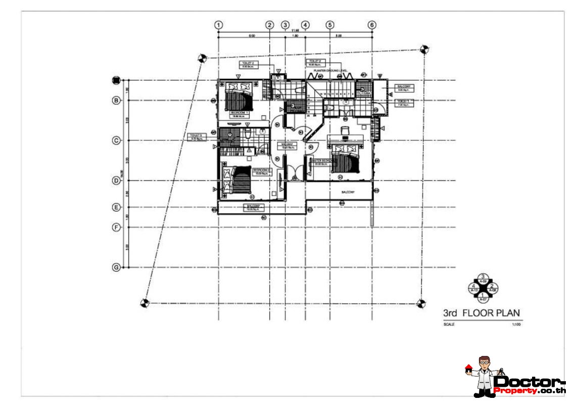 4 Bedroom Pool Villa with Sea View in Bang Por, Koh Samui – For Sale