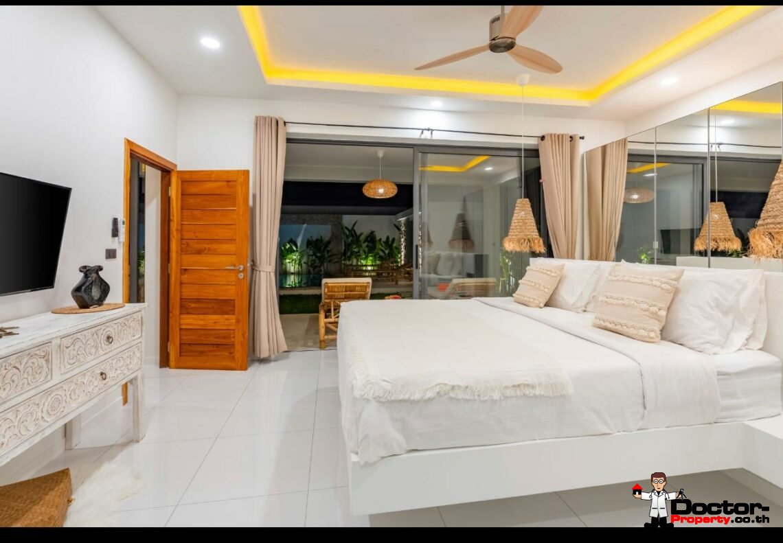 New Balinese 3 Bedroom Garden Villas in Mae Nam, Koh Samui – For Sale