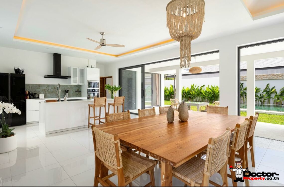 New Balinese 3 Bedroom Garden Villas in Mae Nam, Koh Samui – For Sale