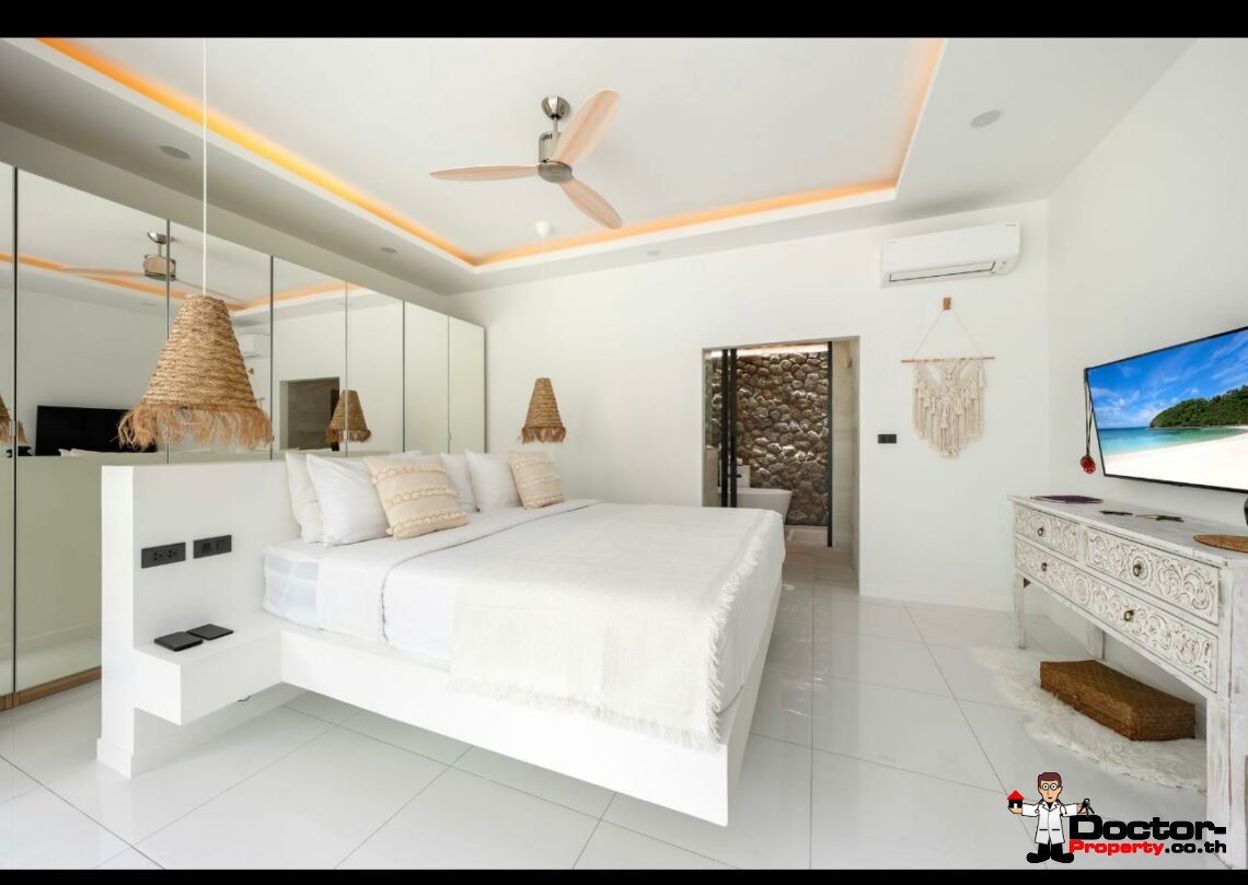 New Balinese 3 Bedroom Garden Villas in Mae Nam, Koh Samui – For Sale