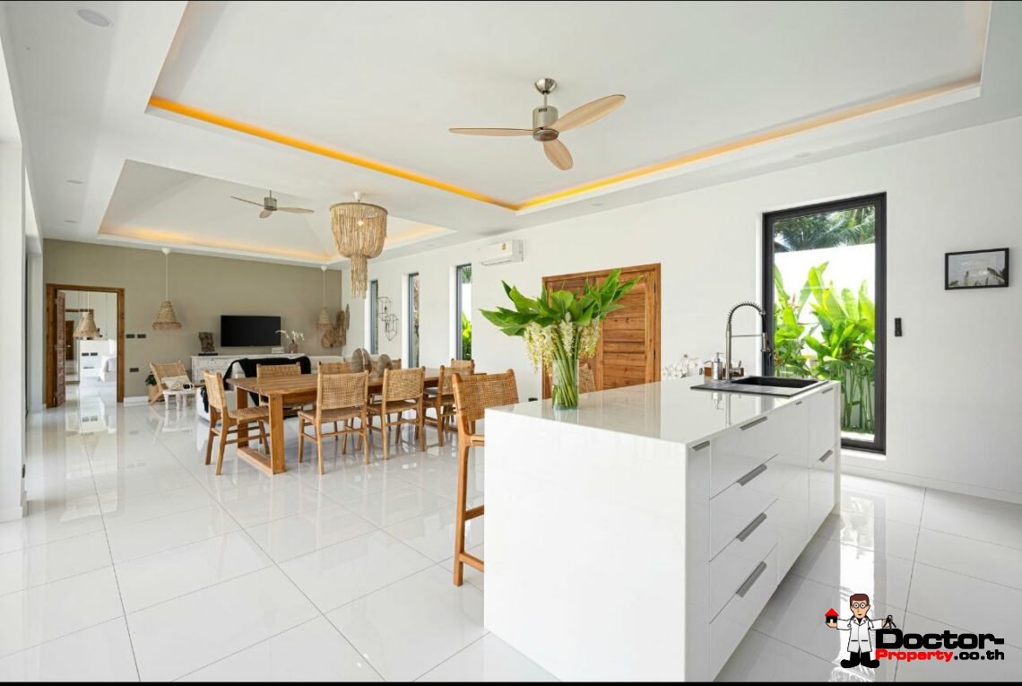 New Balinese 3 Bedroom Garden Villas in Mae Nam, Koh Samui – For Sale