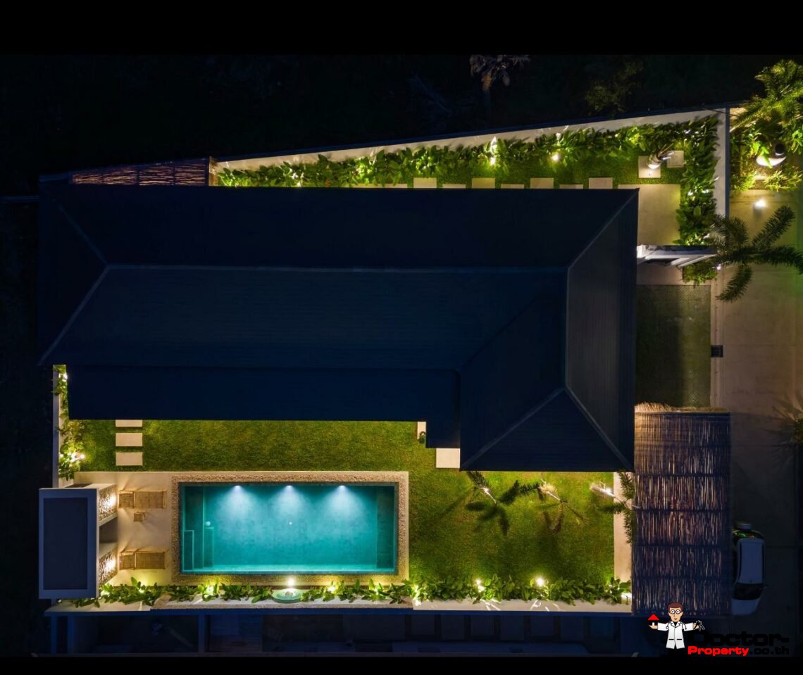 New Balinese 3 Bedroom Garden Villas in Mae Nam, Koh Samui – For Sale