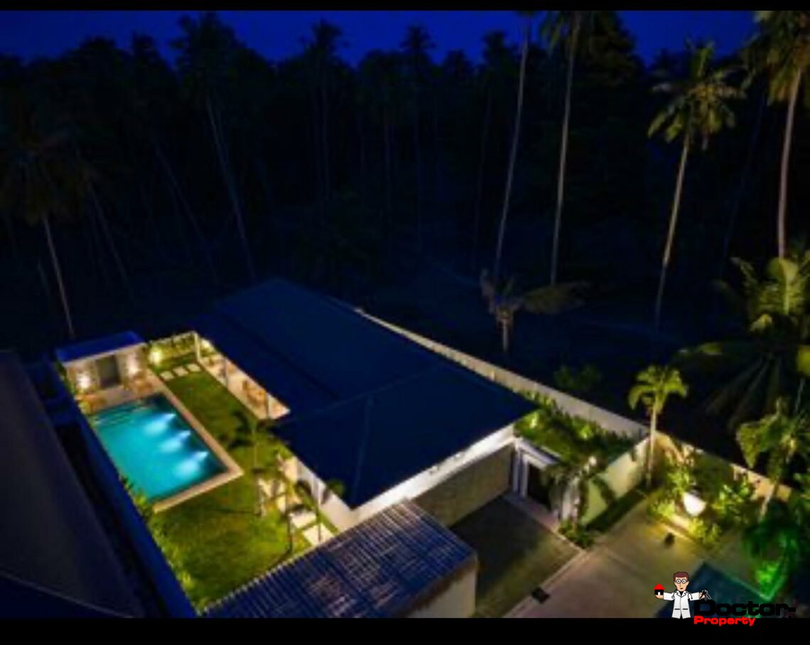 New Balinese 3 Bedroom Garden Villas in Mae Nam, Koh Samui – For Sale
