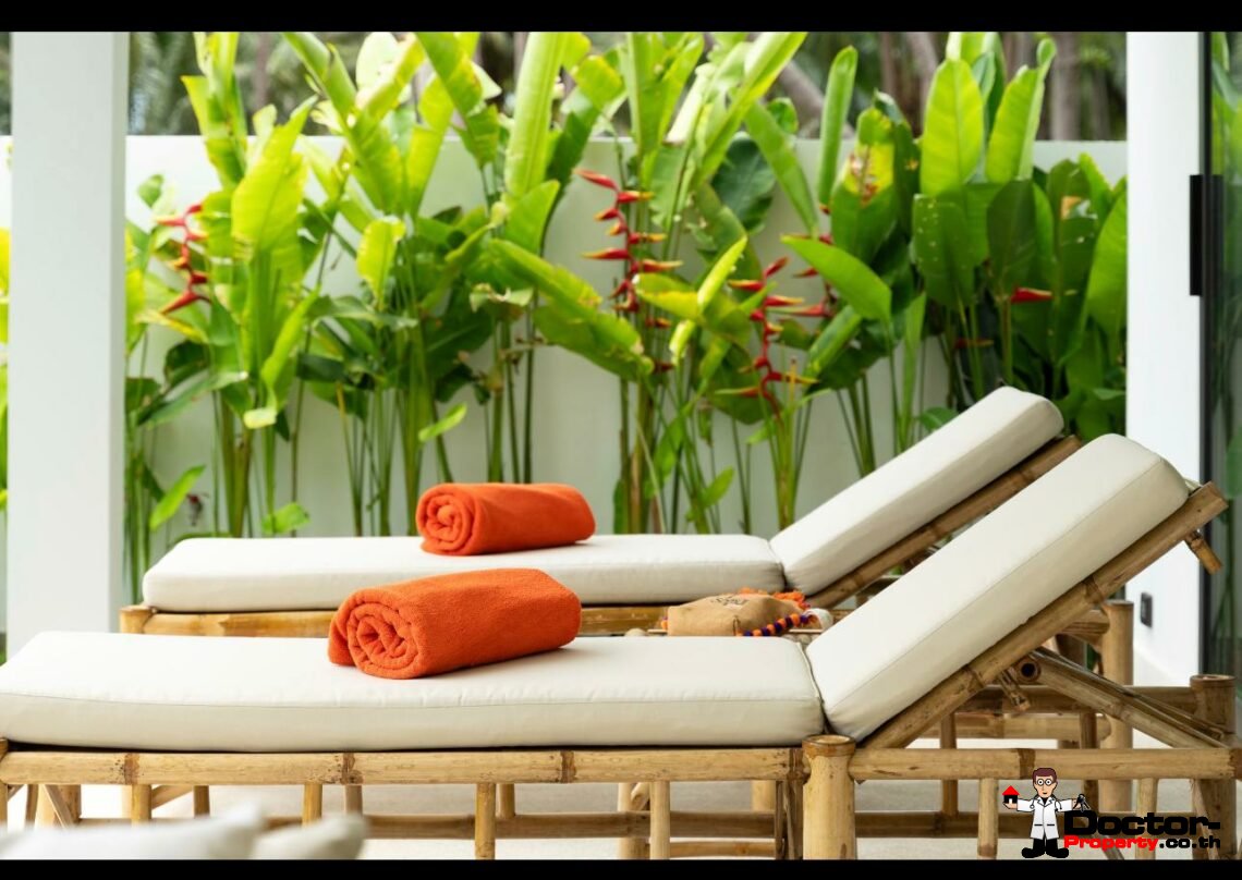 New Balinese 3 Bedroom Garden Villas in Mae Nam, Koh Samui – For Sale