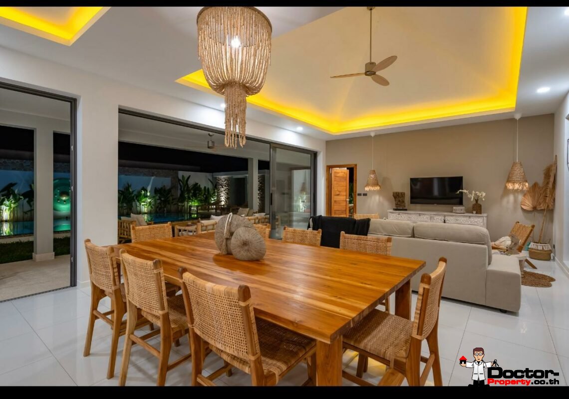 New Balinese 3 Bedroom Garden Villas in Mae Nam, Koh Samui – For Sale