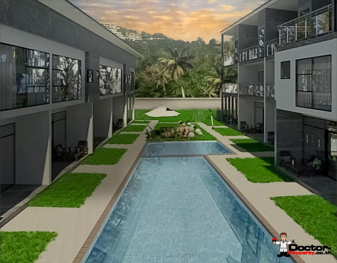 2-3 Bedroom Townhouse in Choeng Mon, Koh Samui – For Sale