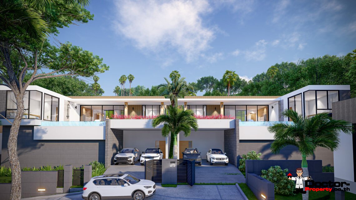 New 2-3 Bedroom with Mountain View in Bophut, Koh Samui – For Sale