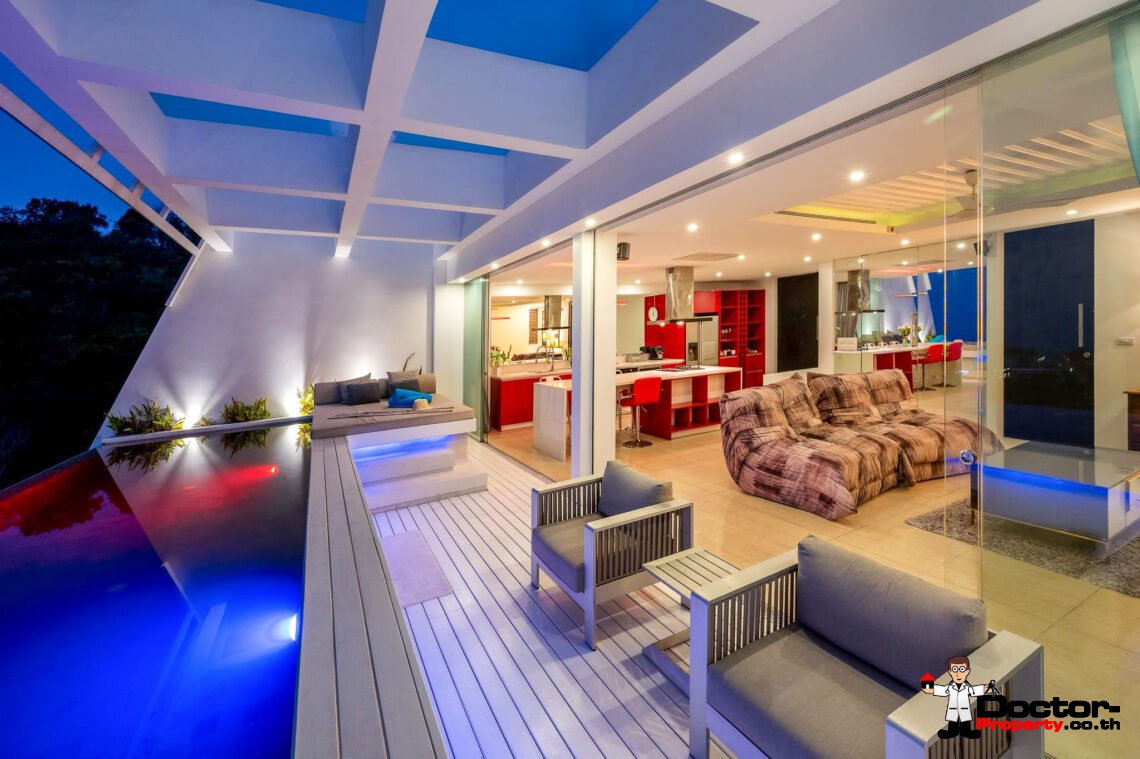 3 Bedroom Villa with Sea View in Chaweng Noi, Koh Samui – For Sale