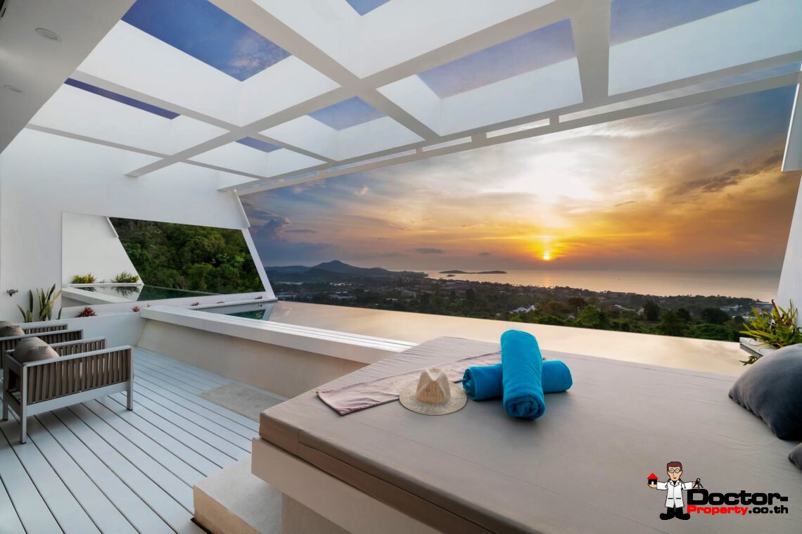 3 Bedroom Villa with Sea View in Chaweng Noi, Koh Samui – For Sale