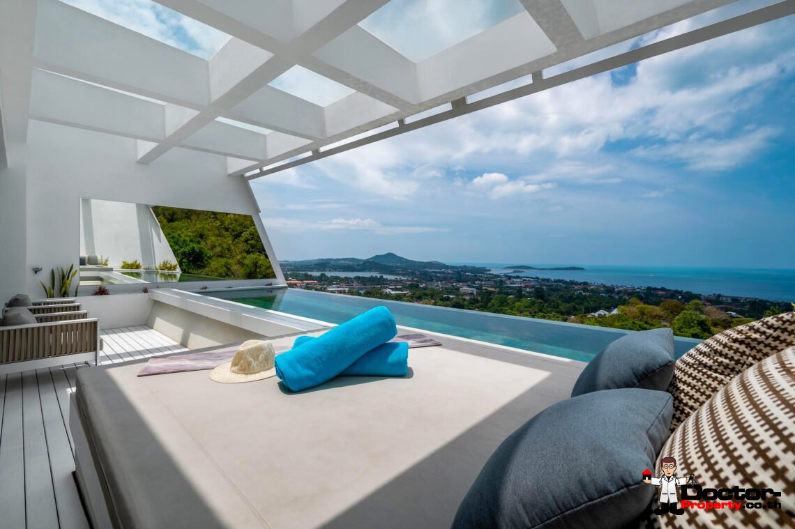 3 Bedroom Villa with Sea View in Chaweng Noi, Koh Samui – For Sale