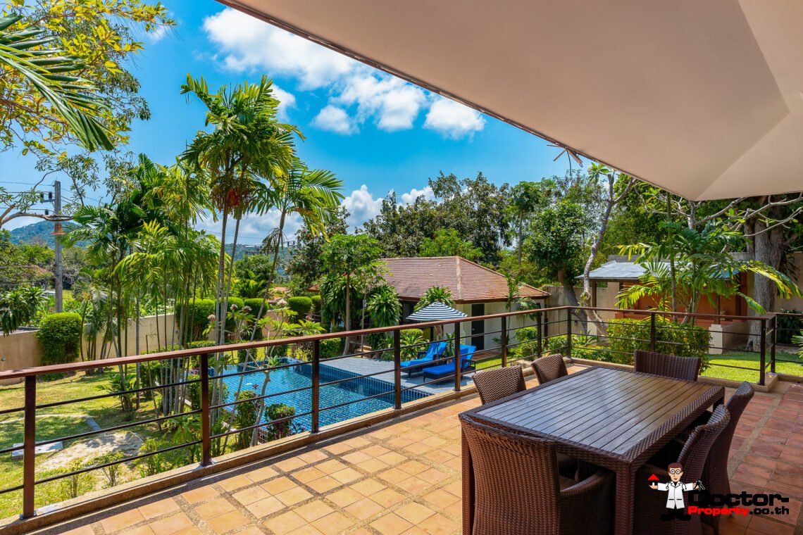 3 Bedroom Pool Villa with Spacious Garden in Choeng Mon – For Sale