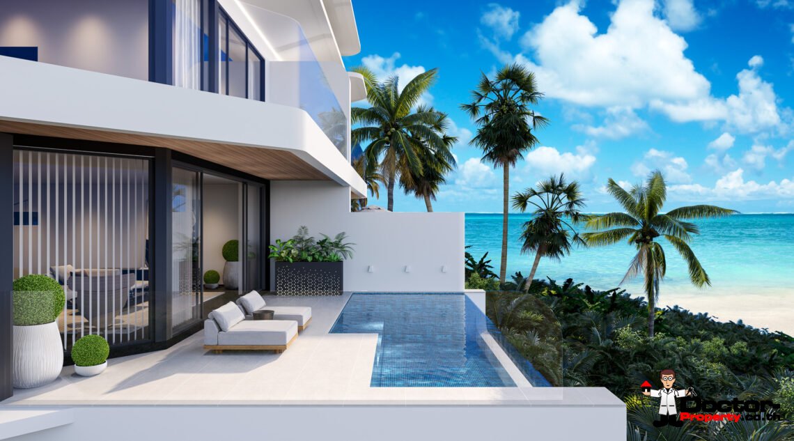 New 2 Bedroom Pool Villa with Sea View in Chaweng, Koh Samui – For Sale