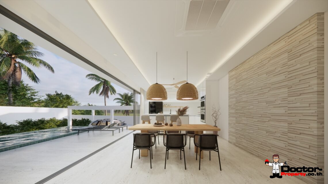 New 3 Bedroom Garden Pool Villa in Chaweng Noi, Koh Samui – For Sale