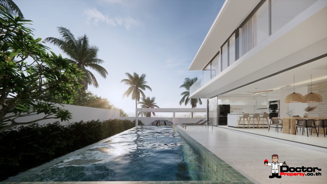 New 3 Bedroom Garden Pool Villa in Chaweng Noi, Koh Samui – For Sale
