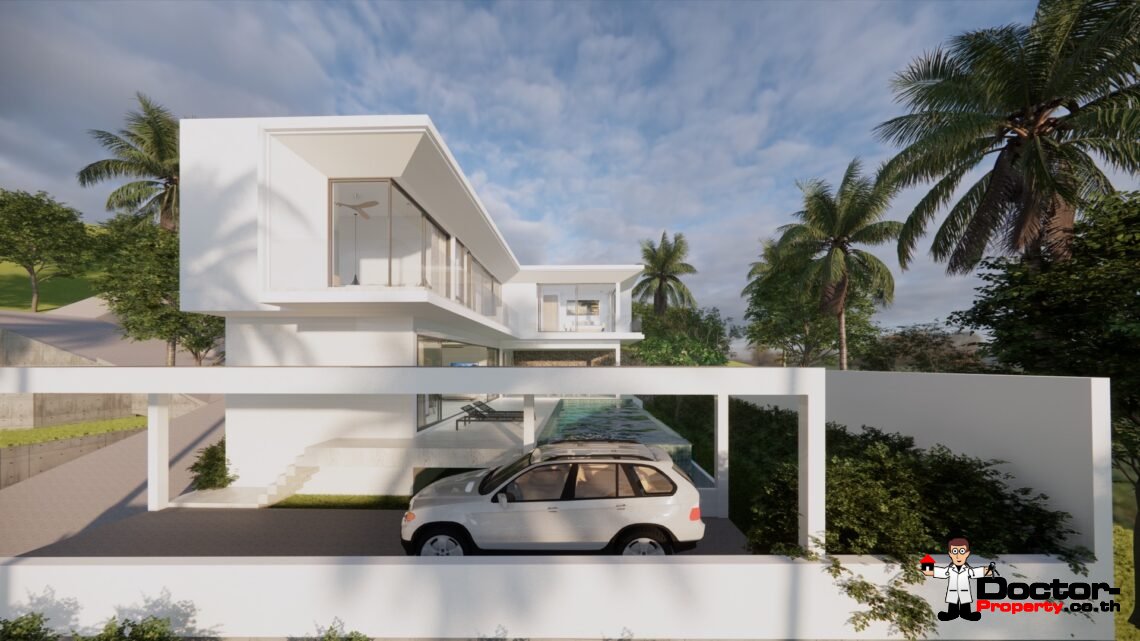 New 3 Bedroom Garden Pool Villa in Chaweng Noi, Koh Samui – For Sale
