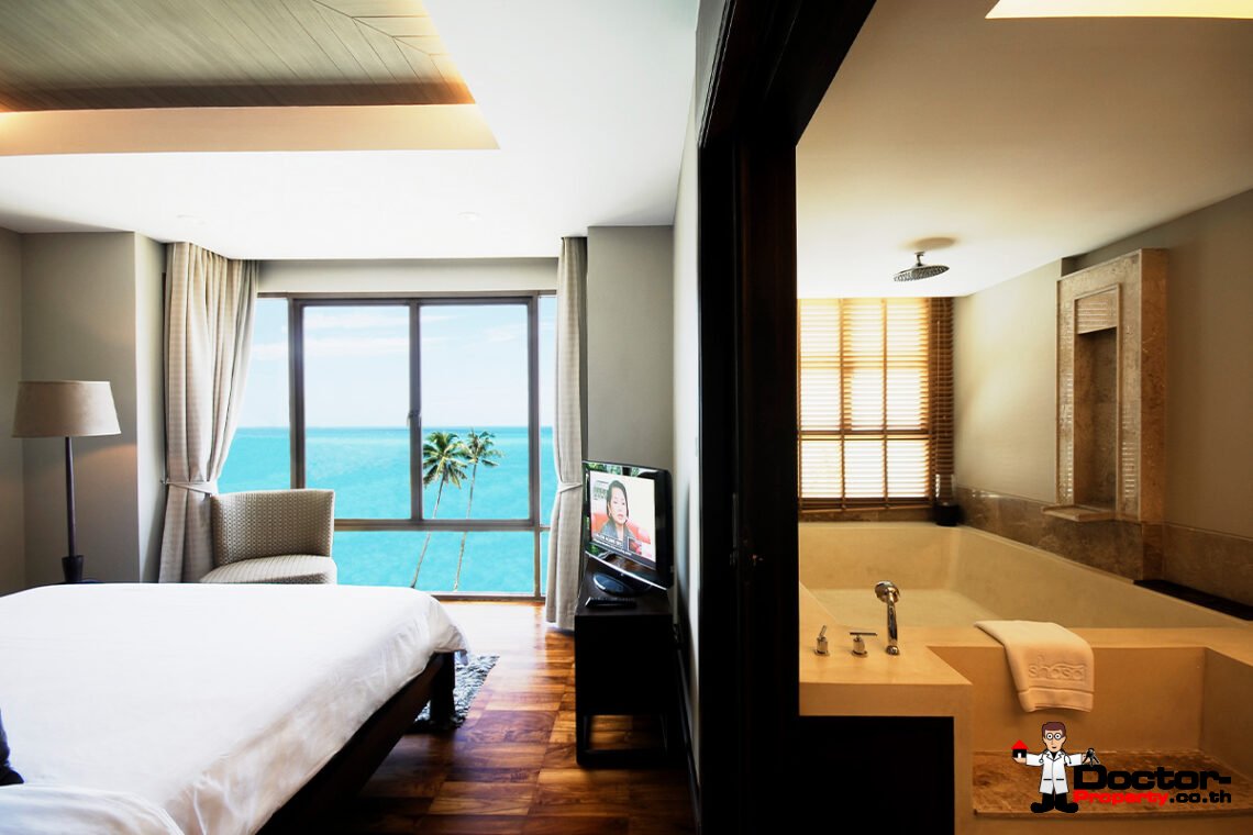 2 Bedroom Condo with Sea View – Laem Set, Koh Samui – For Sale