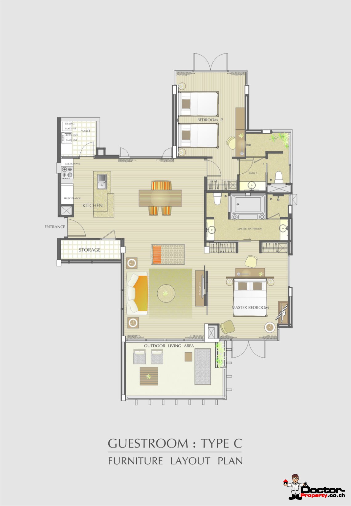 2 Bedroom Condo with Sea View – Laem Set, Koh Samui – For Sale