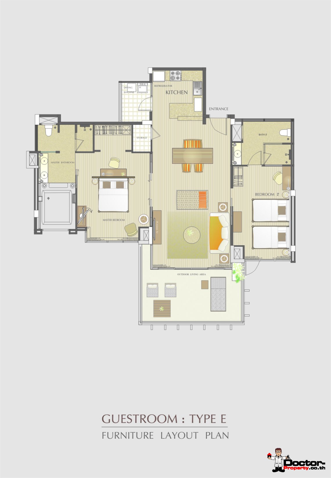 2 Bedroom Condo with Sea View – Laem Set, Koh Samui – For Sale