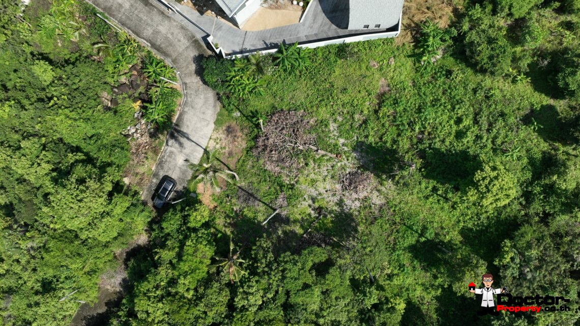 1 Rai of Sea View Land in Bo Phut, Koh Samui – For Sale