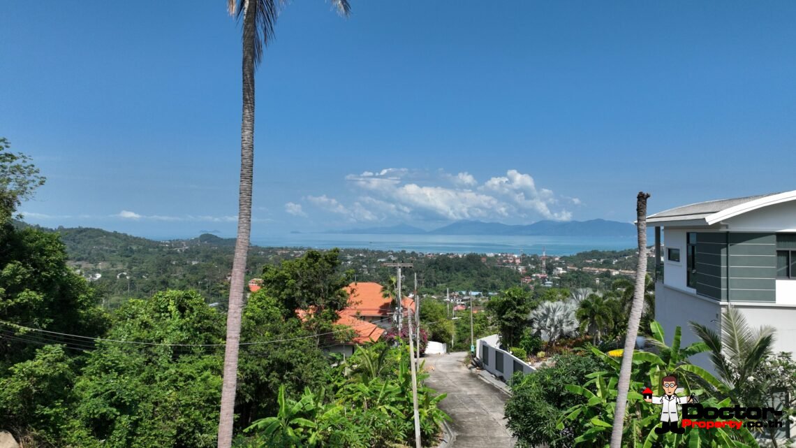 1 Rai of Sea View Land in Bo Phut, Koh Samui – For Sale