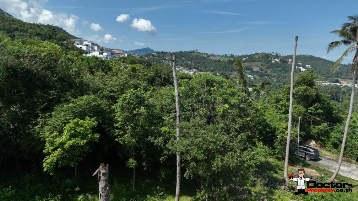 1 Rai of Sea View Land in Bo Phut, Koh Samui – For Sale