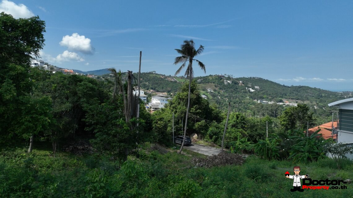1 Rai of Sea View Land in Bo Phut, Koh Samui – For Sale