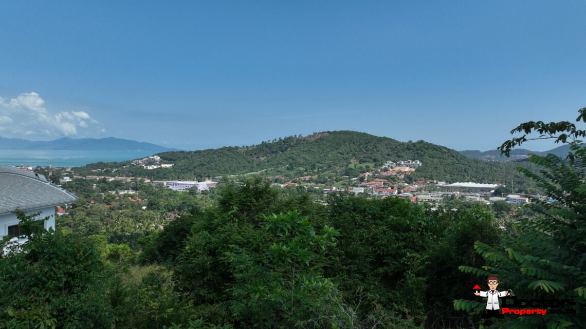 1 Rai of Sea View Land in Bo Phut, Koh Samui – For Sale